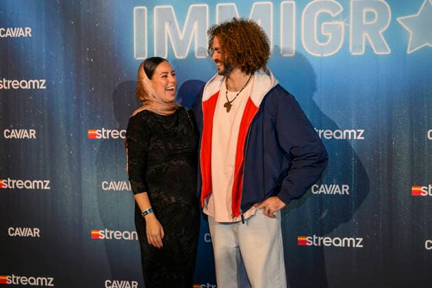 RECORD DATE NOT STATED The Best Immigrant - Premiere Vilvoorde , 04 12 2025 : Premiere of the brand new Streamz Original series The Best Immigrant . Pix : Loubna Khalkhali , Adil El Arbi . Credit : Peter De Smedt CC . Vilvoorde Belgium  Copyright: xContentxCurationx PeterxDexSmedtx xCCx