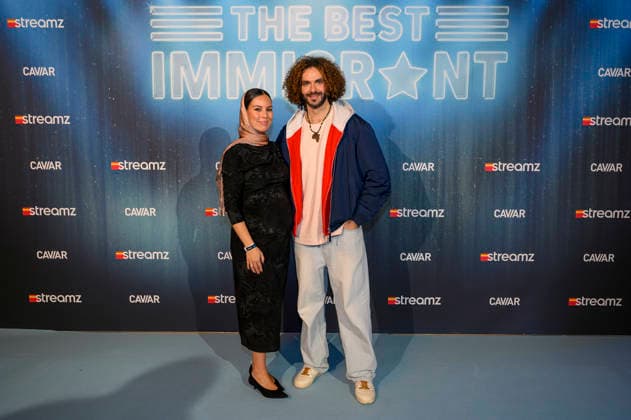 RECORD DATE NOT STATED The Best Immigrant - Premiere Vilvoorde , 04 12 2025 : Premiere of the brand new Streamz Original series The Best Immigrant . Pix : Loubna Khalkhali , Adil El Arbi . Credit : Peter De Smedt CC . Vilvoorde Belgium  Copyright: xContentxCurationx PeterxDexSmedtx xCCx