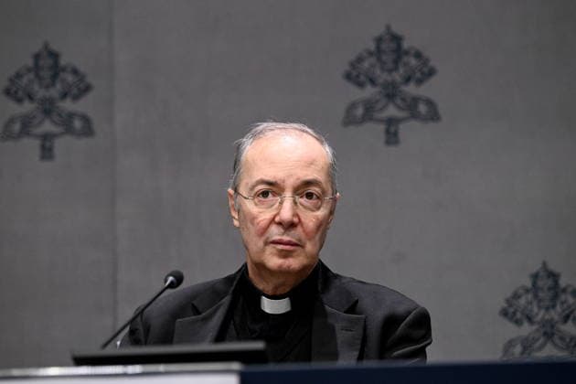 Press conference for the Concert with the Poor Press conference for the Concert with the Poor. Pictured is Don Marco Frisina. Vatican City, Dec 5th, 2025, Credit:Maria Laura Antonelli AGF Avalon Vatican, Vatican City  Copyright: xMariaxLauraxAntonelli AGFx xAvalonx 1056728908