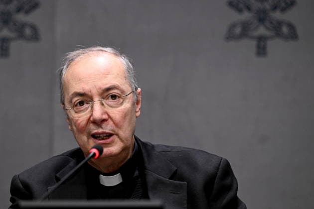 Press conference for the Concert with the Poor Press conference for the Concert with the Poor. Pictured is Don Marco Frisina. Vatican City, Dec 5th, 2025, Credit:Maria Laura Antonelli AGF Avalon Vatican, Vatican City  Copyright: xMariaxLauraxAntonelli AGFx xAvalonx 1056728921