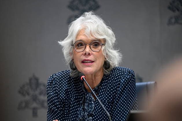Press conference for the Concert with the Poor Press conference for the Concert with the Poor. Pictured: Christiane Murray Vatican City, Dec 5th, 2025, Credit:Maria Laura Antonelli AGF Avalon Vatican, Vatican City  Copyright: xMariaxLauraxAntonelli AGFx xAvalonx 1056729051