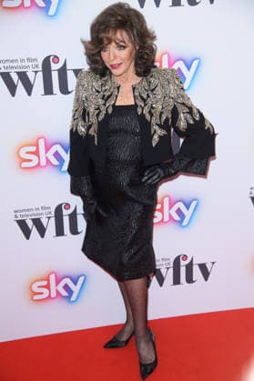 WFTV Awards UK 2025 Arrivals at London Hilton On Park Lane, London Dame Joan Collins attends WFTV Awards UK 2025 at London Hilton On Park Lane, London, England, UK on Friday 5 December, 2025., Credit:Justin Ng Avalon UK, England, London, London Hilton On Park Lane  Copyright: xJustinxNgx xAvalonx 1056750192