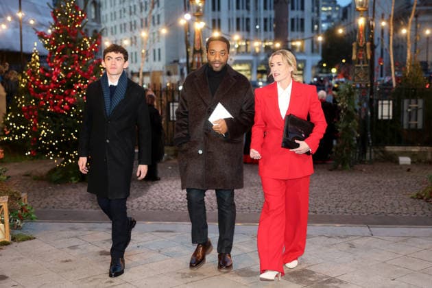Members Of The Royal Family Attend The Together At Christmas Carol Service LONDON, ENGLAND - DECEMBER 05: Joe Locke, Chiwetel Ejiofor and Kate Winslet attend the Together At Christmas Carol Service at Westminster Abbey on December 05, 2025 in London, England. Led by The Princess and supported by The Royal Foundation, the annual event offered a chance to pause and reflect on the values of love, compassion, and the connections we share. The service also highlighted remarkable individuals from across the UK who have demonstrated extraordinary kindness, empathy, and support within their communities., Credit:Chris Jackson Avalon United Kingdom, England, London, Westminster Abbey  Copyright: xChrisxJacksonx xAvalonx 1056771703