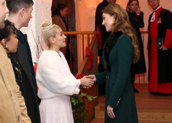 Members Of The Royal Family Attend The Together At Christmas Carol Service LONDON, ENGLAND - DECEMBER 05: Katie Melua speaks with Catherine, Princess of Wales at the Together At Christmas Carol Service at Westminster Abbey on December 05, 2025 in London, England. Led by The Princess and supported by The Royal Foundation, the annual event offered a chance to pause and reflect on the values of love, compassion, and the connections we share. The service also highlighted remarkable individuals from across the UK who have demonstrated extraordinary kindness, empathy, and support within their communities., Credit:Chris Jackson Avalon United Kingdom, England, London, Westminster Abbey  Copyright: xChrisxJacksonx xAvalonx 1056771962