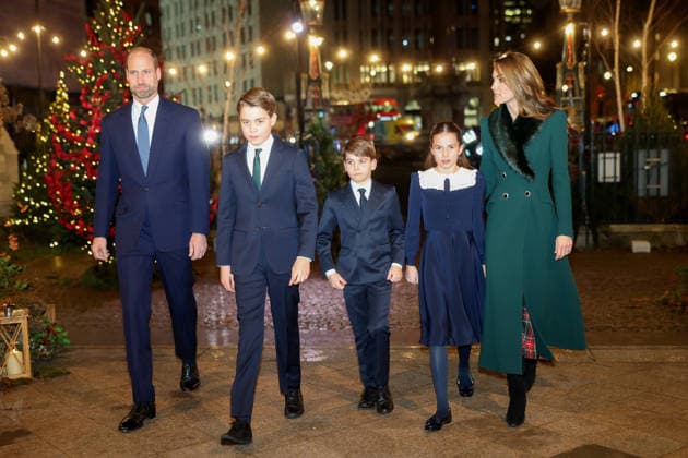Members Of The Royal Family Attend The Together At Christmas Carol Service LONDON, ENGLAND - DECEMBER 05: Prince William, Prince of Wales, Prince George of Wales, Prince Louis of Wales, Princess Charlotte of Wales and Catherine, Princess of Wales attend the Together At Christmas Carol Service at Westminster Abbey on December 05, 2025 in London, England. Led by The Princess and supported by The Royal Foundation, the annual event offered a chance to pause and reflect on the values of love, compassion, and the connections we share. The service also highlighted remarkable individuals from across the UK who have demonstrated extraordinary kindness, empathy, and support within their communities., Credit:Chris Jackson Avalon United Kingdom, Copyright: xChrisxJacksonx xAvalonx 1056773252