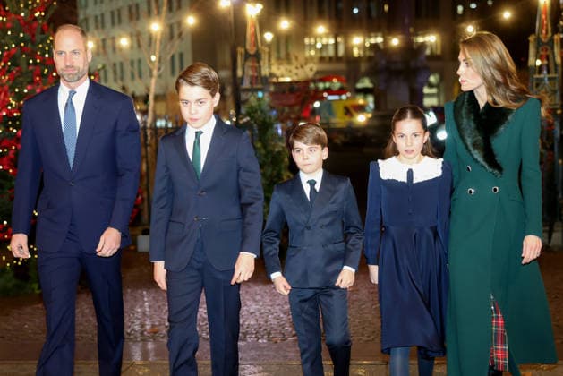 Members Of The Royal Family Attend The Together At Christmas Carol Service LONDON, ENGLAND - DECEMBER 05: Prince William, Prince of Wales, Prince George of Wales, Prince Louis of Wales, Princess Charlotte of Wales and Catherine, Princess of Wales attend the Together At Christmas Carol Service at Westminster Abbey on December 05, 2025 in London, England. Led by The Princess and supported by The Royal Foundation, the annual event offered a chance to pause and reflect on the values of love, compassion, and the connections we share. The service also highlighted remarkable individuals from across the UK who have demonstrated extraordinary kindness, empathy, and support within their communities., Credit:Chris Jackson Avalon United Kingdom, Copyright: xChrisxJacksonx xAvalonx 1056773298