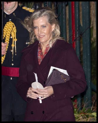 . 05 12 2025. London, United Kingdom. Sophie, Duchess of Edinburgh leaving the Together at Christmas carol service at Westminster Abbey in London.  xStephenxLockx xi-Imagesx IIM-26438-0034