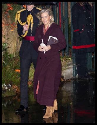 . 05 12 2025. London, United Kingdom. Sophie, Duchess of Edinburgh leaving the Together at Christmas carol service at Westminster Abbey in London.  xStephenxLockx xi-Imagesx IIM-26438-0035