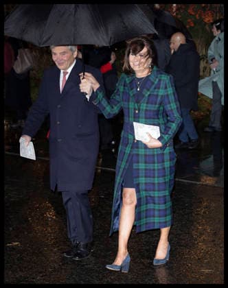 . 05 12 2025. London, United Kingdom. Michael and Carole Middleton leaving the Together at Christmas carol service at Westminster Abbey in London.  xStephenxLockx xi-Imagesx IIM-26438-0037