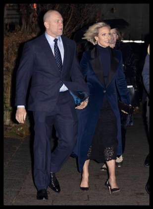 . 05 12 2025. London, United Kingdom. Mike and Zara Tindall arriving at the Together at Christmas carol service at Westminster Abbey in London.  xStephenxLockx xi-Imagesx IIM-26438-0042