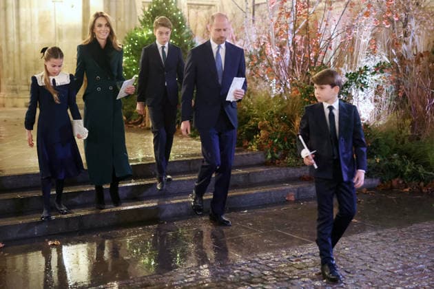The ˜Together At Christmas™ Carol Service The Prince and Princess of Wales and other Members of the Royal Family attend the fifth ˜Together At Christmas™ Carol Service at Westminster Abbey, London, UK, on the 5th December 2025. Picture by Chris Jackson WPA-Pool London Westminster Abbey London United Kingdom  WHA-0806
