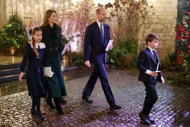 The ˜Together At Christmas™ Carol Service The Prince and Princess of Wales and other Members of the Royal Family attend the fifth ˜Together At Christmas™ Carol Service at Westminster Abbey, London, UK, on the 5th December 2025. Picture by Chris Jackson WPA-Pool London Westminster Abbey London United Kingdom  WHA-0806