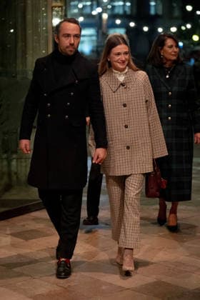 Together At Christmas carol service 2025 Alizee Thevenet and James Middleton arrive for the Together At Christmas carol service at Westminster Abbey in London. Picture date: Friday December 5, 2025., Credit:Aaron Chown Avalon UK, London  Copyright: xAaronxChownx xAvalonx 1056828157