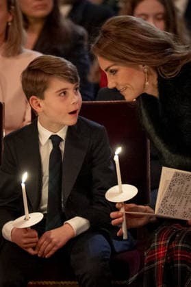 Together At Christmas carol service 2025 Prince Louis and the Princess of Wales during the Together At Christmas carol service at Westminster Abbey in London. Picture date: Friday December 5, 2025., Credit:Aaron Chown Avalon UK, London  Copyright: xAaronxChownx xAvalonx 1056828182