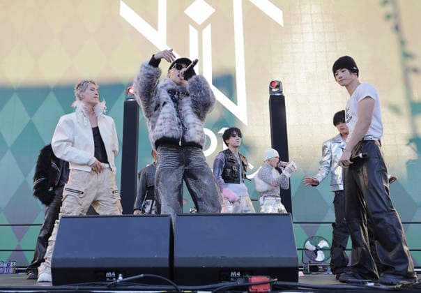 iHeartRadio 102.7 KIIS FM s Jingle Ball 2025 - Pre-Show Village Keigo Sato, Junki Kono, Syoya Kimata, Sho Yonashiro, Sukai Kinjo, Takumi Kawanishi, Ren Kawashiri, Issei Mamehara, Ruki Shiroiwa of JO1 perform at iHeartRadio 102.7 KIIS FM s Jingle Ball 2025 Presented by Capital One - Pre-Show at Intuit Dome on December 05, 2025 in Los Angeles, California. Inglewood INTUIT DOME California USA Copyright: xCraSH imageSPACEx