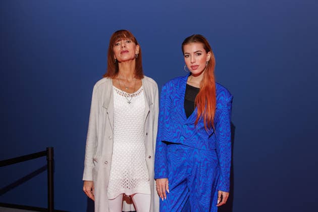 Premiere POLAR EXPERIENCE The Immersive Exhibition about the Arctic and Antarctic Katrin Gömann Elsner and Luisa Lulu Gömann at the world premiere of POLAR EXPERIENCE The Immersive Exhibition about the Arctic and Antarctic at Arena Berlin on 05 12 2025 Copyright: xEventpressxKochanx