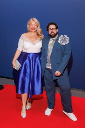 Premiere POLAR EXPERIENCE The Immersive Exhibition about the Arctic and Antarctic Caterina Pogorzelski and Steven Preisner at the world premiere of POLAR EXPERIENCE The Immersive Exhibition about the Arctic and Antarctic at Arena Berlin on 05 12 2025 Copyright: xEventpressxKochanx