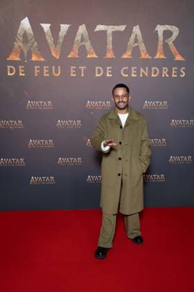 Avatar: Fire And Ash European Premiere Guest and VIP - Paris AJ French actor and humorist Malik Bentalha attends the Avatar: Fire And Ash European Premiere on December 5, 2025 at the Seine Musicale in Boulogne-Billancourt, near Paris, France. Photo by Alexis Jumeau ABACAPRESS.COM Paris France  Copyright: xJumeauxAlexis ABACAx
