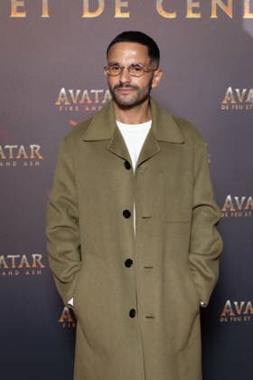 Avatar: Fire And Ash European Premiere Guest and VIP - Paris AJ French actor and humorist Malik Bentalha attends the Avatar: Fire And Ash European Premiere on December 5, 2025 at the Seine Musicale in Boulogne-Billancourt, near Paris, France. Photo by Alexis Jumeau ABACAPRESS.COM Paris France  Copyright: xJumeauxAlexis ABACAx