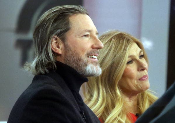 NEW YORK, NY - DECEMBER 5: Ed Burns and Connie Britton seen at NBC™s Today Show on December 5, 2025 in New York City. Copyright: xRWx