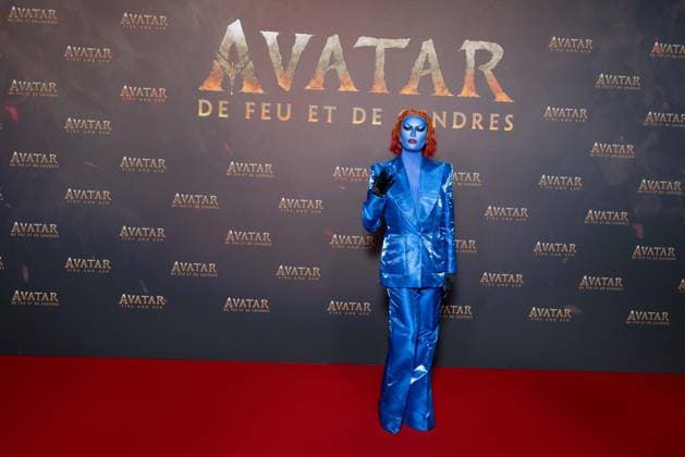 Avatar: Fire And Ash European Premiere Guest and VIP - Paris AJ French drag performer Elie Mechain aka Elips attends the Avatar: Fire And Ash European Premiere on December 5, 2025 at the Seine Musicale in Boulogne-Billancourt, near Paris, France. Photo by Alexis Jumeau ABACAPRESS.COM Paris France  Copyright: xJumeauxAlexis ABACAx