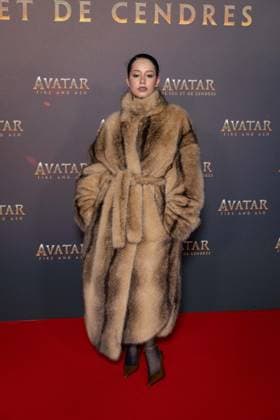 Avatar: Fire And Ash European Premiere Guest and VIP - Paris AJ French content creator and author Lena Mahfouf aka Lena Situations attends the Avatar: Fire And Ash European Premiere on December 5, 2025 at the Seine Musicale in Boulogne-Billancourt, near Paris, France. Photo by Alexis Jumeau ABACAPRESS.COM Paris France  Copyright: xJumeauxAlexis ABACAx