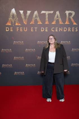 Avatar: Fire And Ash European Premiere Guest and VIP - Paris AJ Lola Dubini attends the Avatar: Fire And Ash European Premiere on December 5, 2025 at the Seine Musicale in Boulogne-Billancourt, near Paris, France. Photo by Alexis Jumeau ABACAPRESS.COM Paris France  Copyright: xJumeauxAlexis ABACAx