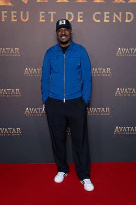 Avatar: Fire And Ash European Premiere Guest and VIP - Paris AJ French TV hosts Harry Roselmack attends the Avatar: Fire And Ash European Premiere on December 5, 2025 at the Seine Musicale in Boulogne-Billancourt, near Paris, France. Photo by Alexis Jumeau ABACAPRESS.COM Paris France  Copyright: xJumeauxAlexis ABACAx
