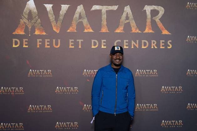 Avatar: Fire And Ash European Premiere Guest and VIP - Paris AJ French TV hosts Harry Roselmack attends the Avatar: Fire And Ash European Premiere on December 5, 2025 at the Seine Musicale in Boulogne-Billancourt, near Paris, France. Photo by Alexis Jumeau ABACAPRESS.COM Paris France  Copyright: xJumeauxAlexis ABACAx