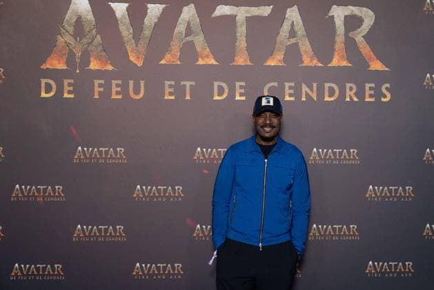 Avatar: Fire And Ash European Premiere Guest and VIP - Paris AJ French TV hosts Harry Roselmack attends the Avatar: Fire And Ash European Premiere on December 5, 2025 at the Seine Musicale in Boulogne-Billancourt, near Paris, France. Photo by Alexis Jumeau ABACAPRESS.COM Paris France  Copyright: xJumeauxAlexis ABACAx