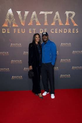 Avatar: Fire And Ash European Premiere Guest and VIP - Paris AJ French TV hosts Jennifer Galap (L) and Harry Roselmack attends the Avatar: Fire And Ash European Premiere on December 5, 2025 at the Seine Musicale in Boulogne-Billancourt, near Paris, France. Photo by Alexis Jumeau ABACAPRESS.COM Paris France  Copyright: xJumeauxAlexis ABACAx