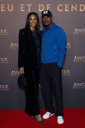 Avatar: Fire And Ash European Premiere Guest and VIP - Paris AJ French TV hosts Jennifer Galap (L) and Harry Roselmack attends the Avatar: Fire And Ash European Premiere on December 5, 2025 at the Seine Musicale in Boulogne-Billancourt, near Paris, France. Photo by Alexis Jumeau ABACAPRESS.COM Paris France  Copyright: xJumeauxAlexis ABACAx