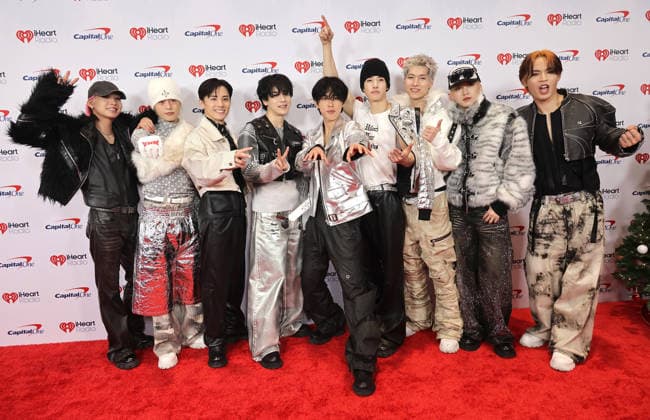 iHeartRadio 102.7 KIIS FM s Jingle Ball 2025 - Arrivals (L-R) Kawashiri Ren, Kimata Syoya, Kawanishi Takumi, Mamehara Issei, Kono Junki, Sato Keigo, Kinjo Sukai, Shiroiwa Ruki and Yonashiro Sho of JO1 attend iHeartRadio 102.7 KIIS FM s Jingle Ball 2025 at Intuit Dome on December 05, 2025 in Los Angeles, California. Inglewood INTUIT DOME California USA Copyright: xCraSH imageSPACEx