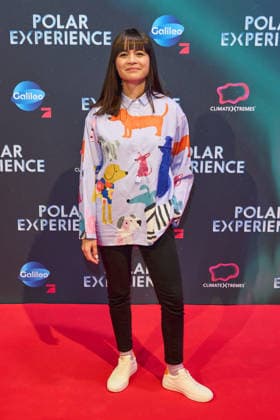 Claire Oelkers Opening of the exhibition POLAR EXPERIENCE The immersive exhibition about the Arctic and Antarctic in the Arena Berlin on 05 12 2025 Opening Polar Experience