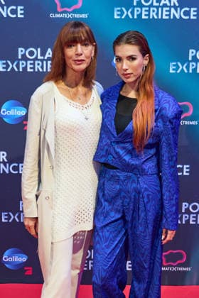 Katrin Goemann Elsner and Luisa Lulu Goemann Opening of the exhibition POLAR EXPERIENCE The immersive exhibition about the Arctic and Antarctic in the Arena Berlin on 05 12 2025 Opening Polar Experience