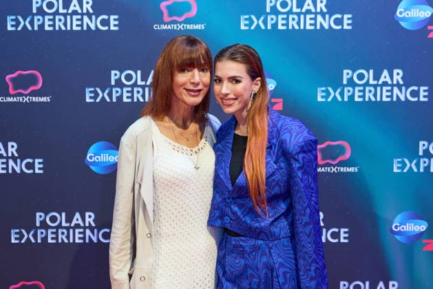 Katrin Goemann Elsner and Luisa Lulu Goemann Opening of the exhibition POLAR EXPERIENCE The immersive exhibition about the Arctic and Antarctic in the Arena Berlin on 05 12 2025 Opening Polar Experience