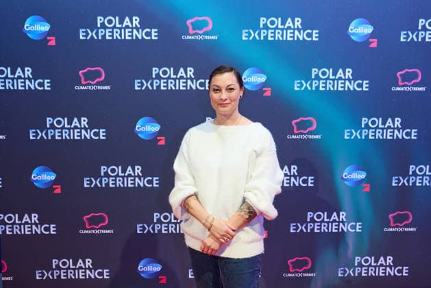 Lina van de Mars Opening of the exhibition POLAR EXPERIENCE The immersive exhibition about the Arctic and Antarctic in the Arena Berlin on 05 12 2025 Opening Polar Experience