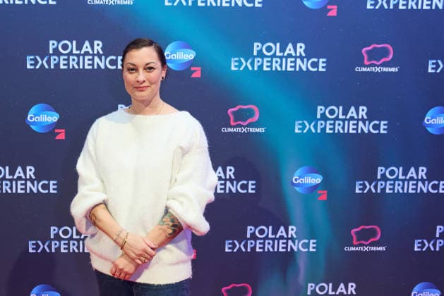 Lina van de Mars Opening of the exhibition POLAR EXPERIENCE The immersive exhibition about the Arctic and Antarctic in the Arena Berlin on 05 12 2025 Opening Polar Experience