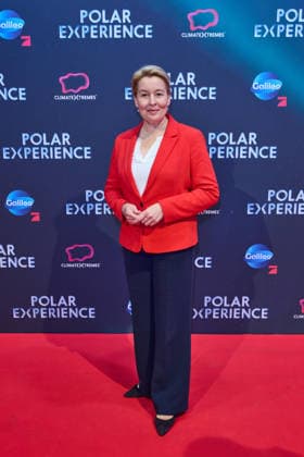 Franziska Giffey Opening of the exhibition POLAR EXPERIENCE The immersive exhibition about the Arctic and Antarctic in the Arena Berlin on 05 12 2025 Opening Polar Experience