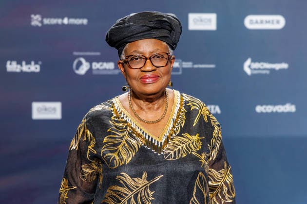05 12 2025 Düsseldorf Day 2 on the fringes of the award ceremony 18 German Sustainability Award at the Maritim Hotel Here Dr Ngozi Okonjo Iweala Director General of the World Trade Organization WTO Düsseldorf Maritim Hotel North Rhine-Westphalia Germany