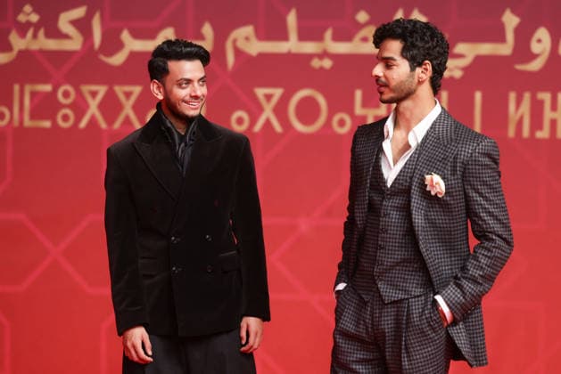 Vishal Jethwa and shaan Khatter attend the red carpet during day Eight of the 22nd Marrakech International Film Festival Marrakech, Morocco 05 12 2025 451297 2025 12 05 MARRAKECH Morocco  Copyright: xRomualdxMeigneuxx xStarfacex STAR_451297_100