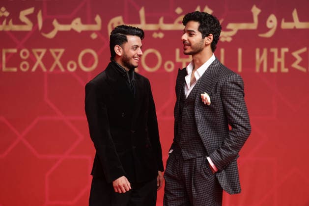 Vishal Jethwa and shaan Khatter attend the red carpet during day Eight of the 22nd Marrakech International Film Festival Marrakech, Morocco 05 12 2025 451297 2025 12 05 MARRAKECH Morocco  Copyright: xRomualdxMeigneuxx xStarfacex STAR_451297_102