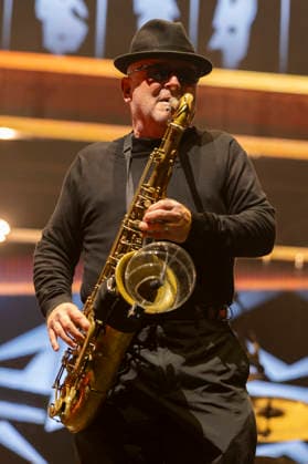 Madness perform at AO Arena Manchester Lee Thompson of British Ska band Madness performs at AO Arena Manchester England, 5th December 2025, Credit:Mike Gray Avalon  Copyright: xMikexGrayx xAvalonx 1056834174