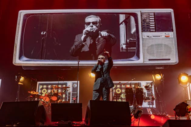 Madness perform at AO Arena Manchester Suggs of British Ska band Madness performs at AO Arena Manchester England, 5th December 2025, Credit:Mike Gray Avalon  Copyright: xMikexGrayx xAvalonx 1056834567
