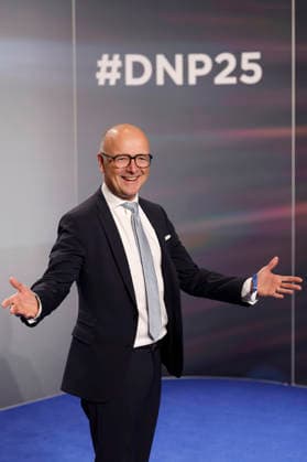 Karsten Schwanke at the presentation of the 18 German Sustainability Award 2025 at the Maritim Hotel Düsseldorf, 05 12 2025 Foto:xR.xSchmiegeltx xFuturexImagex dnp0512_5242