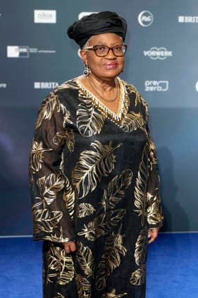 Ngozi Okonjo Iweala at the presentation of the 18 German Sustainability Award 2025 at the Maritim Hotel Düsseldorf, 05 12 2025 Foto:xR.xSchmiegeltx xFuturexImagex dnp0512_5269