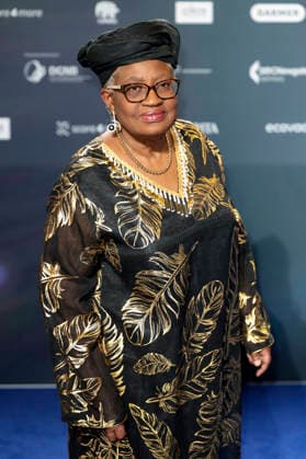 Ngozi Okonjo Iweala at the presentation of the 18 German Sustainability Award 2025 at the Maritim Hotel Düsseldorf, 05 12 2025 Foto:xR.xSchmiegeltx xFuturexImagex dnp0512_5270