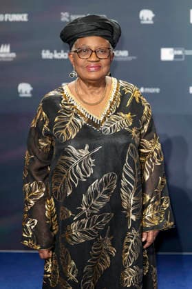 Ngozi Okonjo Iweala at the presentation of the 18 German Sustainability Award 2025 at the Maritim Hotel Düsseldorf, 05 12 2025 Foto:xR.xSchmiegeltx xFuturexImagex dnp0512_5271