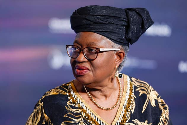 Ngozi Okonjo Iweala at the presentation of the 18 German Sustainability Award 2025 at the Maritim Hotel Düsseldorf, 05 12 2025 Foto:xR.xSchmiegeltx xFuturexImagex dnp0512_5277