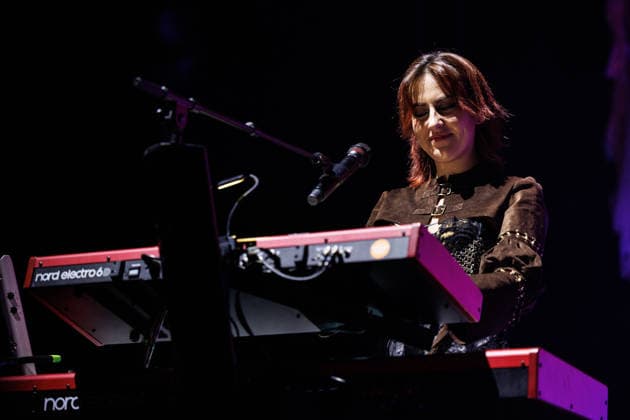 The Last Dinner Party performs in Brighton, UK Brighton, UK, The Last Dinner Party, Friday 5 December 2025 at Brighton Centre. Persons pictured: Aurora Nishevci keyboard, organ, piano, saxophone, synthesizer, keytar, vocals, Credit:Andy Sturmey Avalon United Kingdom  Copyright: xAndyxSturmeyx xAvalonx 1056858020